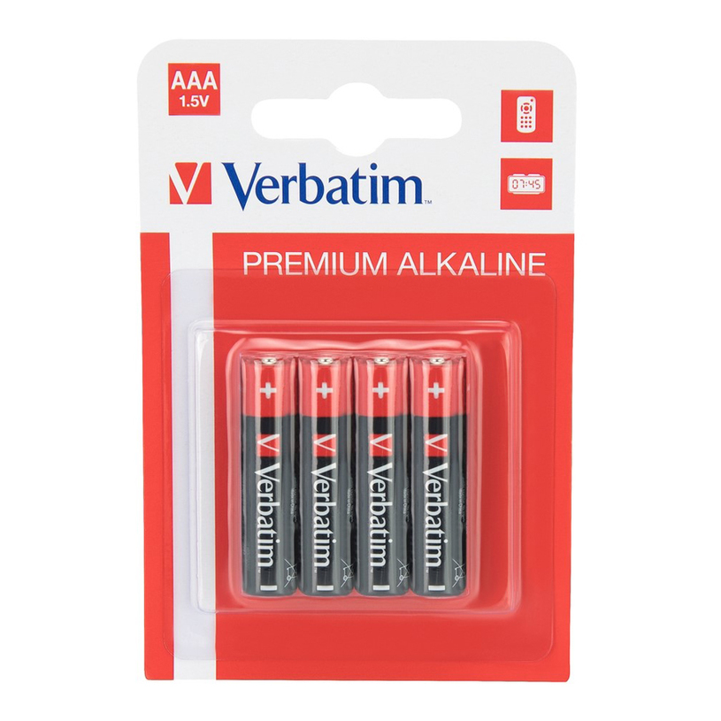BATTERIES VERBATIM AAA X 4 BATTERIES VERBATIM AAA X 4
