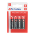 VERBATIM ALKALINE BATTERY AA X 4 VERBATIM ALKALINE BATTERY AA X 4