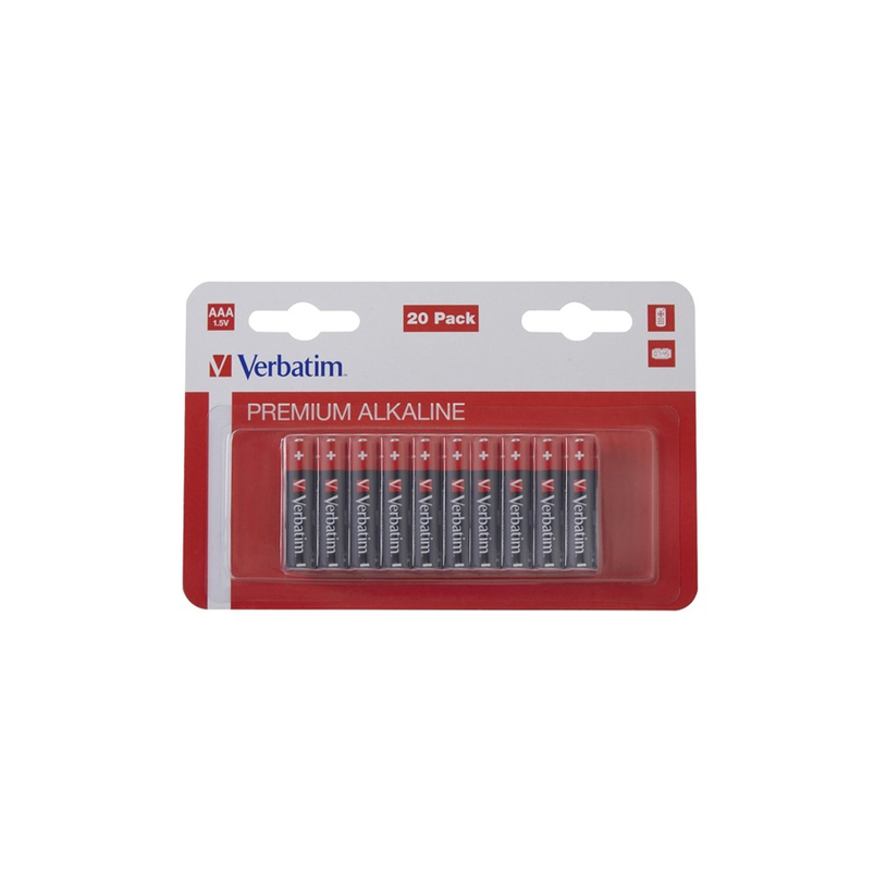 BATTERIES VERBATIM AAA X 20 BATTERIES VERBATIM AAA X 20