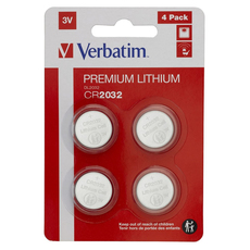 БАТЕРИИ VERBATIM CR2032 3V X 4 БАТЕРИИ VERBATIM CR2032 3V X 4