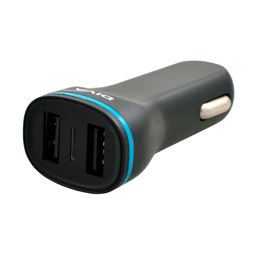 ЗАРЯДНО 12V DIVA 2XUSB-A 3.1A ЗАРЯДНО 12V DIVA 2XUSB-A 3.1A