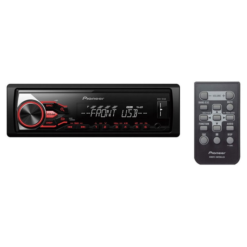Авто Ресийвър PIONEER MVH-181UB 4 X 50 W, USB Авто Ресийвър PIONEER MVH-181UB 4 X 50 W, USB