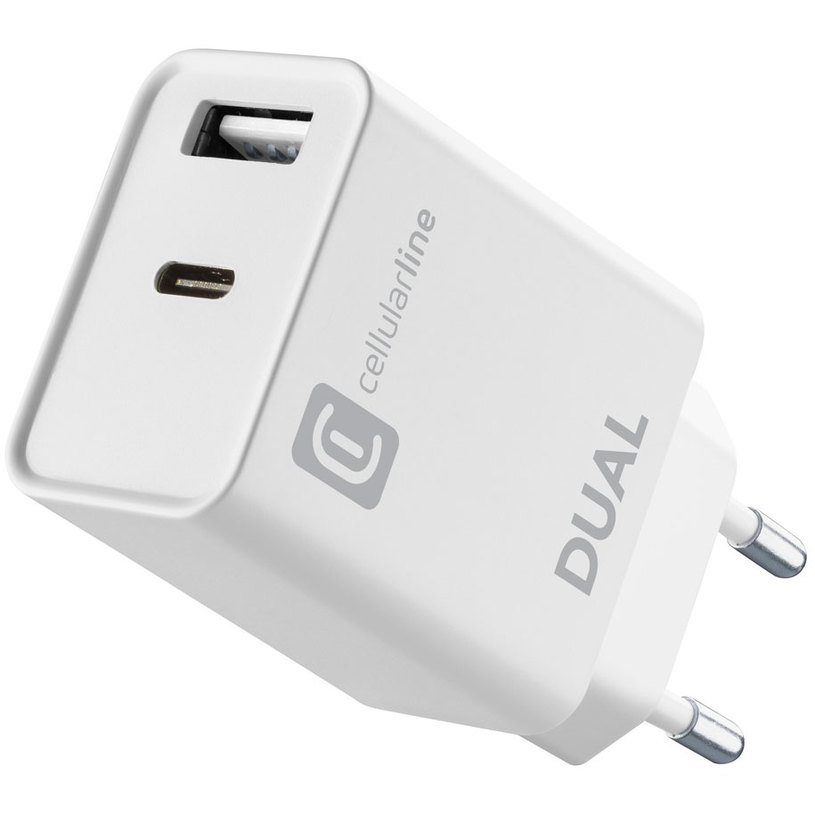 ЗАРЯДНО 220V 20W PD USB+TYPE-C WHITE ЗАРЯДНО 220V 20W PD USB+TYPE-C WHITE