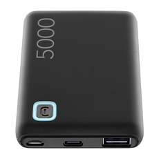 EXTERNAL BATTERY CELLULAR LINE ESSENCE 5000 mAh BLACK EXTERNAL BATTERY CELLULAR LINE ESSENCE 5000 mAh BLACK
