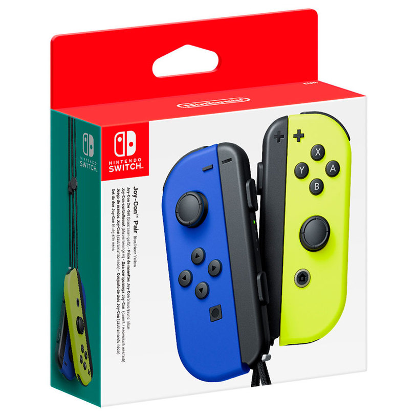 JOY-CON PAIR NINTENDO SWITCH BLUE/YELLOW JOY-CON PAIR NINTENDO SWITCH BLUE/YELLOW
