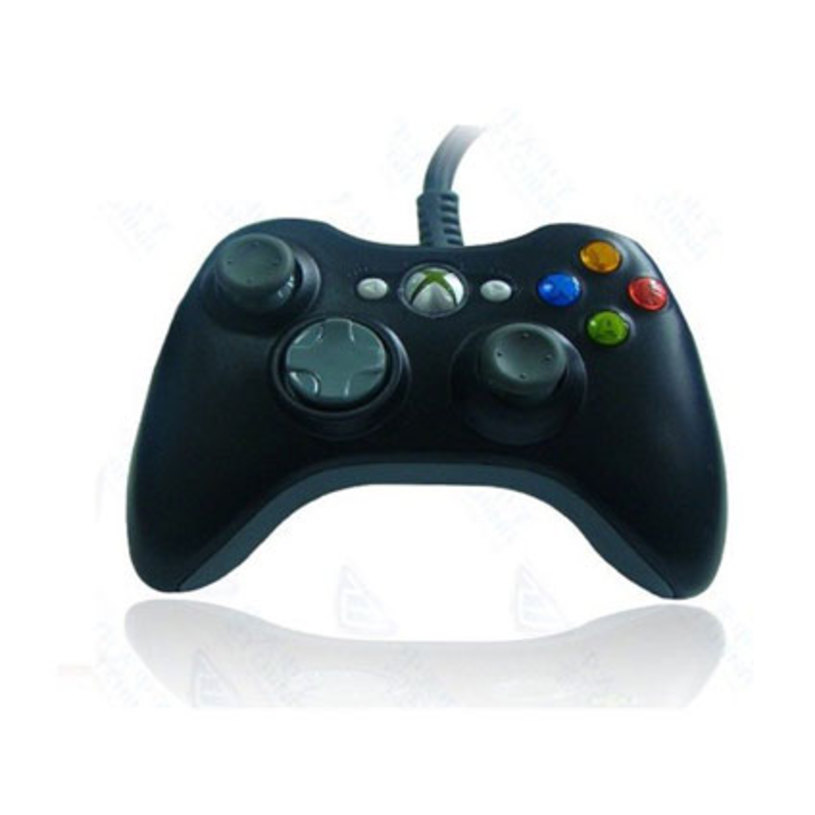 XBOX360/WIRED/CONTROLLER BLACK