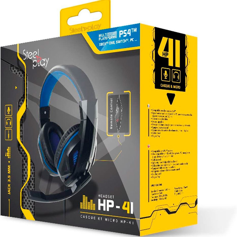 WIRED СЛУШАЛКИ STEELPLAY HP41 PS4