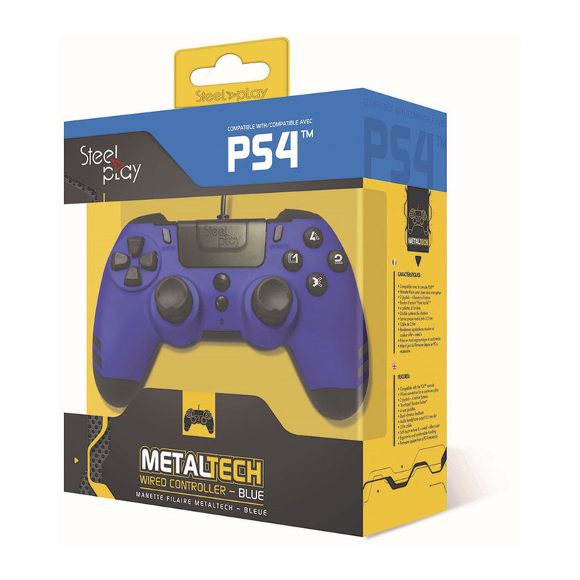 WIRED CONTROLLER SP BLUE PS4