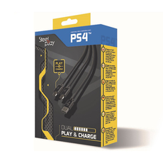 DUAL PLAY&CHARGE CABLE STEELPLAY PS4