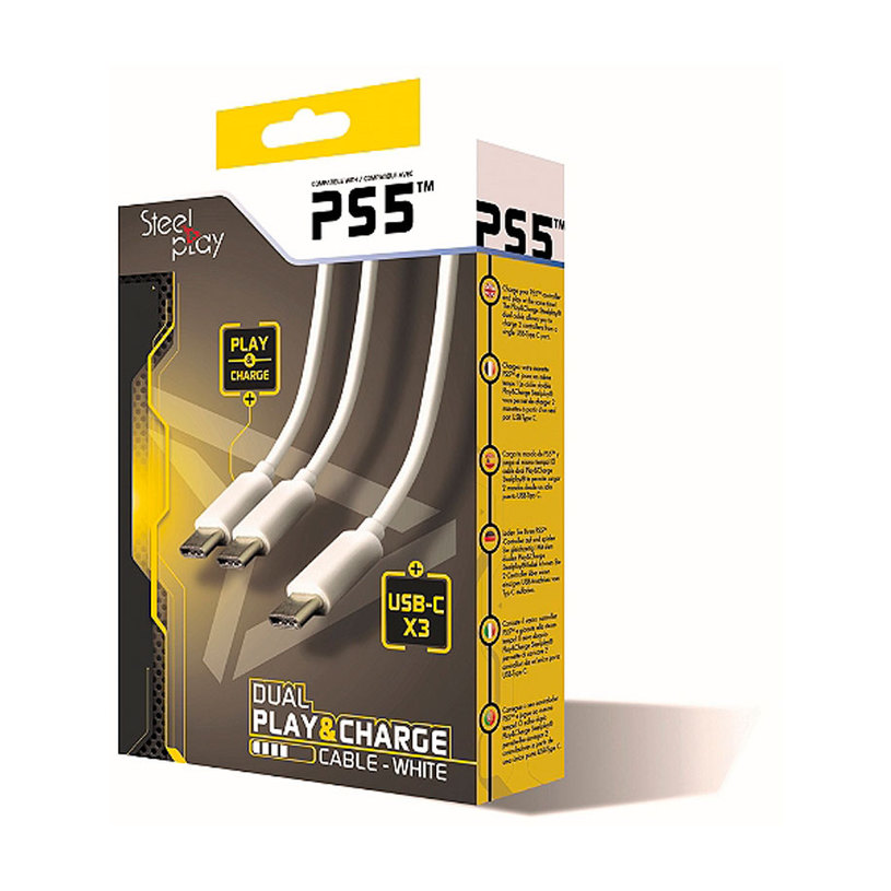 DUAL PLAY&CHARGE CABLE WH P STEELPLAY DUAL PLAY&CHARGE CABLE WH P STEELPLAY