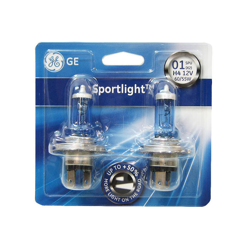 GE H4 SPORT LIGHT +50% 2БР. GE H4 SPORT LIGHT +50% 2БР.