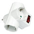 АДАПТЕР XMART 3ГН.КЛЮЧ GBK-01/03T БЯЛ АДАПТЕР XMART 3ГН.КЛЮЧ GBK-01/03T БЯЛ
