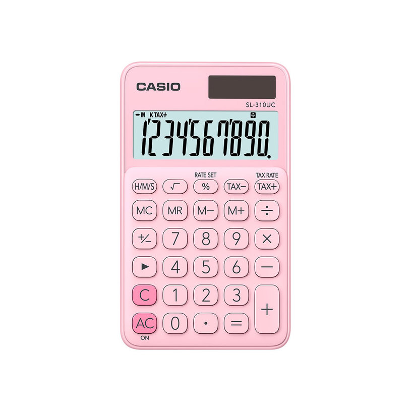 КАЛКУЛАТОР CASIO SL-310UC 10 DGT РОЗОВ КАЛКУЛАТОР CASIO SL-310UC 10 DGT РОЗОВ