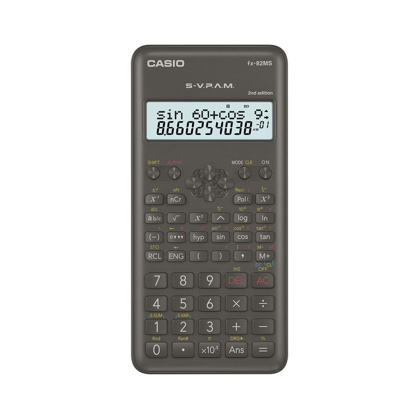 КАЛКУЛАТОР НАУЧЕН CASIO FX-82MS 10+2 DIG КАЛКУЛАТОР НАУЧЕН CASIO FX-82MS 10+2 DIG