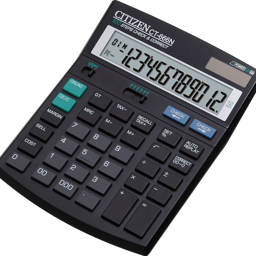 КАЛКУЛАТОР CITIZEN CT 666 КАЛКУЛАТОР CITIZEN CT 666