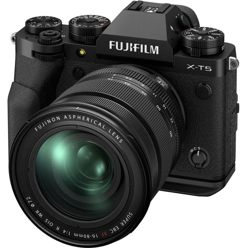 Безогледален фотоапарат FUJIFILM X-T5 BLACK + XF16-80 KIT 40.2 MPx, WI-FI, MIRRORLESS Безогледален фотоапарат FUJIFILM X-T5 BLACK + XF16-80 KIT 40.2 MPx, WI-FI, MIRRORLESS