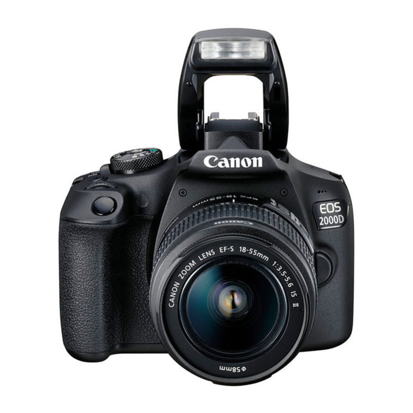 DSLR фотоапарат CANON EOS 2000D EF-S 18-55 IS 24.1 MPx, WI-FI DSLR фотоапарат CANON EOS 2000D EF-S 18-55 IS 24.1 MPx, WI-FI