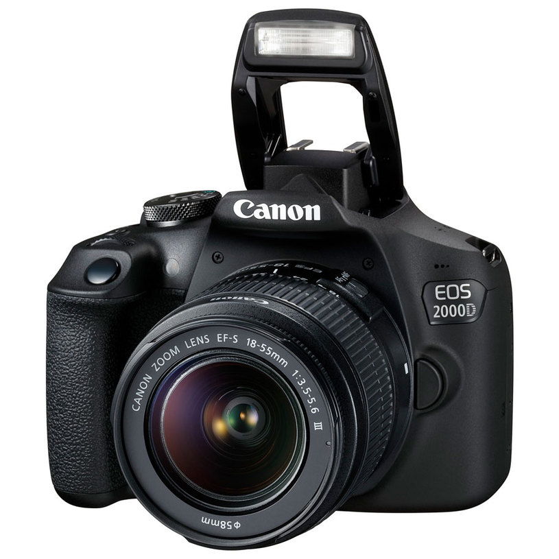 DSLR фотоапарат CANON EOS 2000D EF-S 18-55 III DC 24.1 MPx, WI-FI DSLR фотоапарат CANON EOS 2000D EF-S 18-55 III DC 24.1 MPx, WI-FI