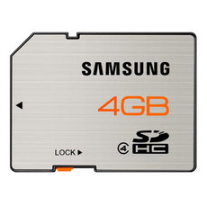 SD CARD 4GB CLASS 4 STD SAMSUNG