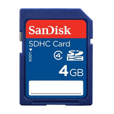 SD CARD 4 GB SANDISK