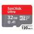 MICROSD SANDISK ULTRA 32GB 120MB/S