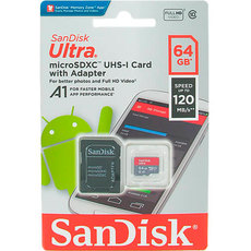 MICROSD SANDISK ULTRA 64GB 120MB/S