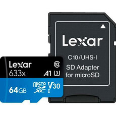 LEXAR MICROSD LSDMI64GBB633A 100MB/S
