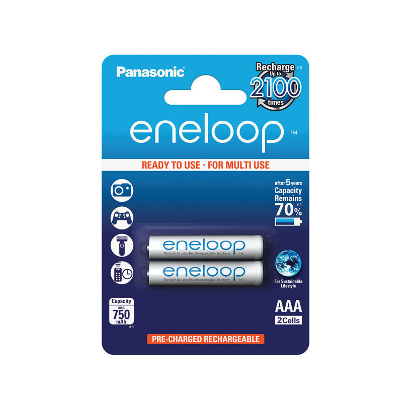 АКУМУЛАТОРНИ БАТЕРИИ PANASONIC ENELOOP AAA 750mAh АКУМУЛАТОРНИ БАТЕРИИ PANASONIC ENELOOP AAA 750mAh