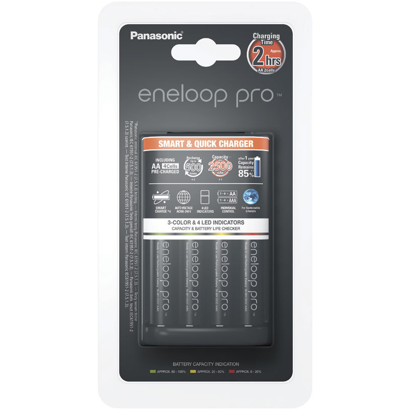 ЗАРЯДНО УСТРОЙСТВО С БАТЕРИ PANASONIC SMART QUICK AA 2450mAh ЗАРЯДНО УСТРОЙСТВО С БАТЕРИ PANASONIC SMART QUICK AA 2450mAh