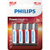 БАТ PHILIPS LR6P4B/10 AAX4 POWERLIFE БАТ PHILIPS LR6P4B/10 AAX4 POWERLIFE