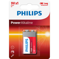 BATTERIES PHILIPS POWERLIFE 9V 6LR61P1B/10 BATTERIES PHILIPS POWERLIFE 9V 6LR61P1B/10