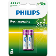 БАТ PHILIPS R03B2A80/10 АААX2 2X800 MAH БАТ PHILIPS R03B2A80/10 АААX2 2X800 MAH