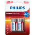 БАТ PHILIPS LR03P6BP/10 AAAX6 POWERLIFE БАТ PHILIPS LR03P6BP/10 AAAX6 POWERLIFE