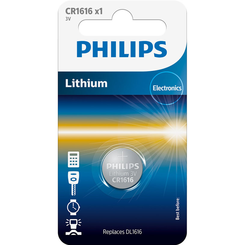 БАТЕРИЯ PHILIPS LITHIUM CR1616/00B БАТЕРИЯ PHILIPS LITHIUM CR1616/00B