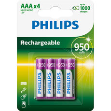 АКУМУЛАТОРНИ БАТЕРИИ PHILIPS ААА R03B4A95/10 950mAh АКУМУЛАТОРНИ БАТЕРИИ PHILIPS ААА R03B4A95/10 950mAh