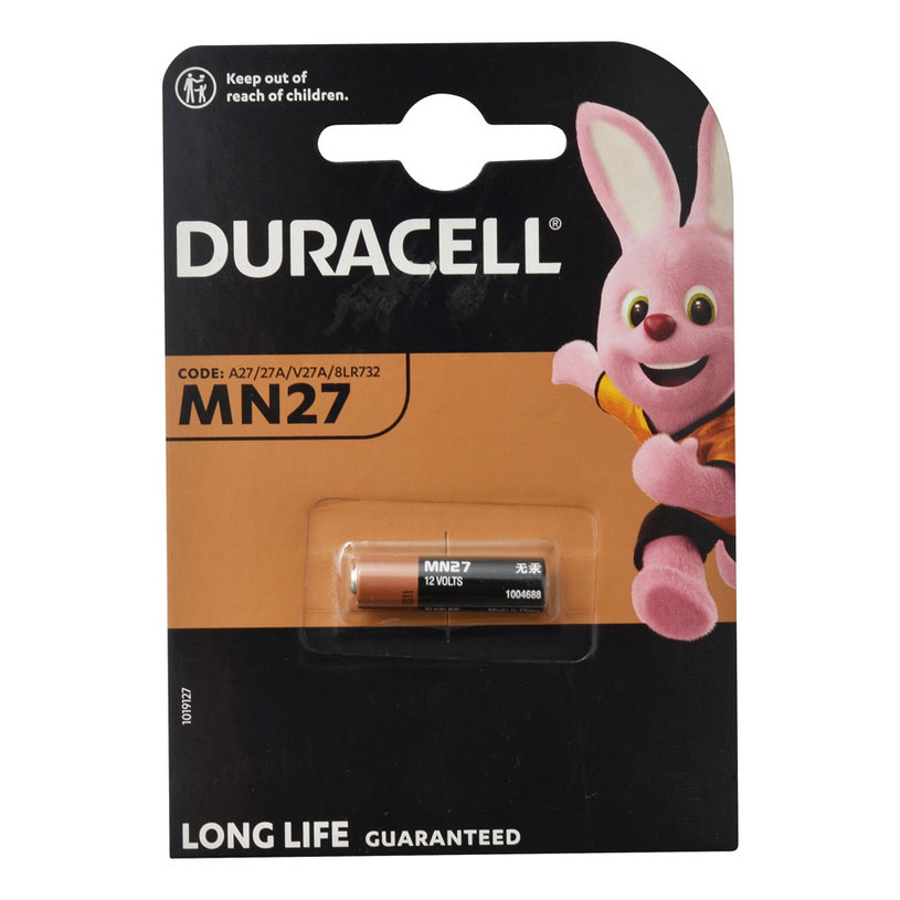 BATTERY DURACELL MN27/12V BATTERY DURACELL MN27/12V