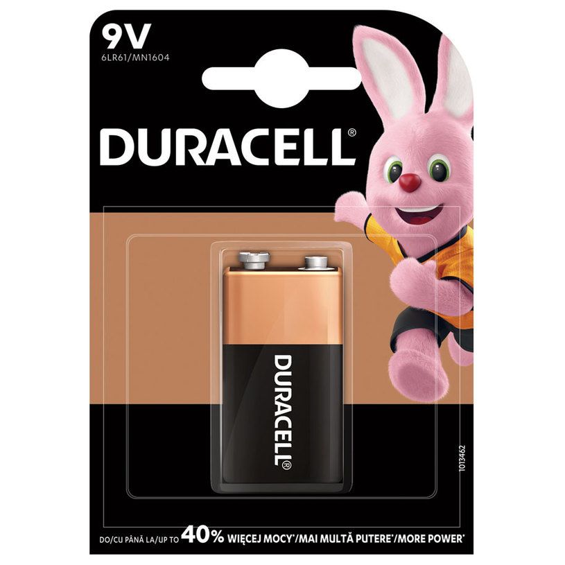 BATTERY DURACELL BASIC 9V BATTERY DURACELL BASIC 9V