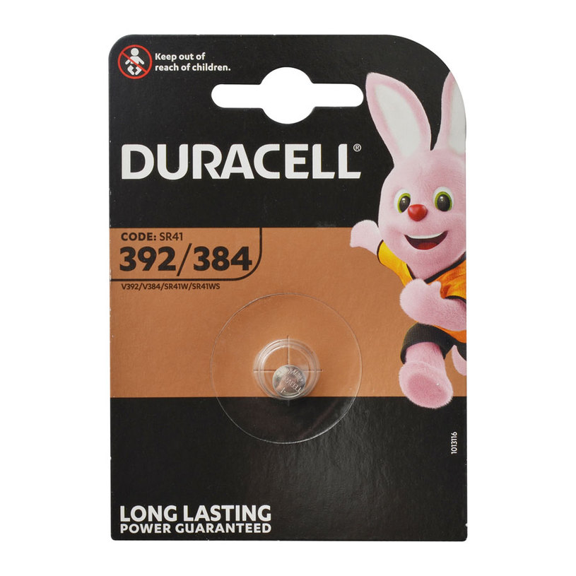 BATTERY DURACELL LR41/392 BATTERY DURACELL LR41/392