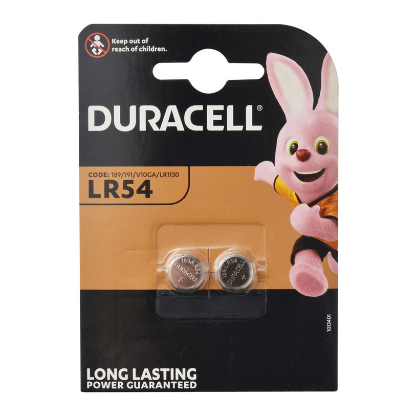 BATTERIES DURACELL LR54/1130 BATTERIES DURACELL LR54/1130