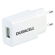 ЗАРЯДНО 220V DURACELL USB-A 1A DRACUSB1W