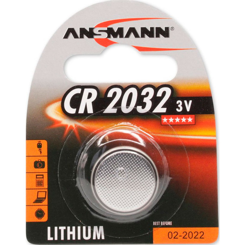 БАТЕРИЯ ANSMANN CR2032 3V БАТЕРИЯ ANSMANN CR2032 3V