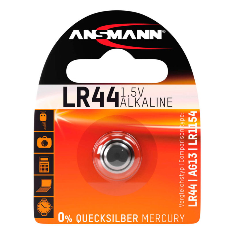 БАТЕРИЯ ANSMANN LR44 1.5V БАТЕРИЯ ANSMANN LR44 1.5V