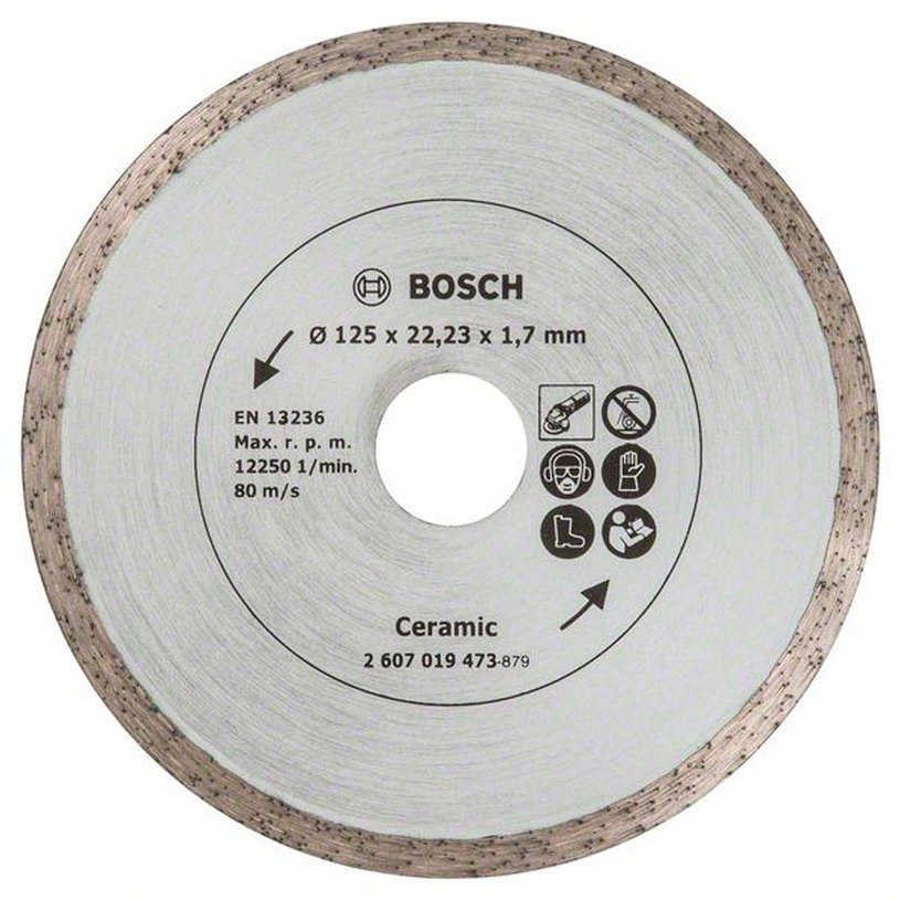 ДИАМАНТЕН ДИСК ЗА РЯЗАНЕ НА НЕМЕТАЛ BOSCH 125x1.7x22.23 ДИАМАНТЕН ДИСК ЗА РЯЗАНЕ НА НЕМЕТАЛ BOSCH 125x1.7x22.23