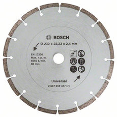 ДИАМАНТЕН ДИСК ЗА РЯЗАНЕ НА НЕМЕТАЛ BOSCH 230x2.4x22.23 ДИАМАНТЕН ДИСК ЗА РЯЗАНЕ НА НЕМЕТАЛ BOSCH 230x2.4x22.23