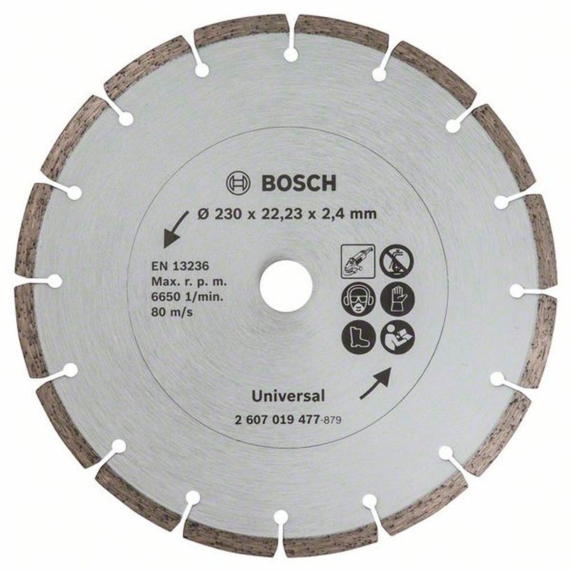 DIAMOND CUTTING DISC ON NON-METAL BOSCH 230x2.4x22.23 DIAMOND CUTTING DISC ON NON-METAL BOSCH 230x2.4x22.23