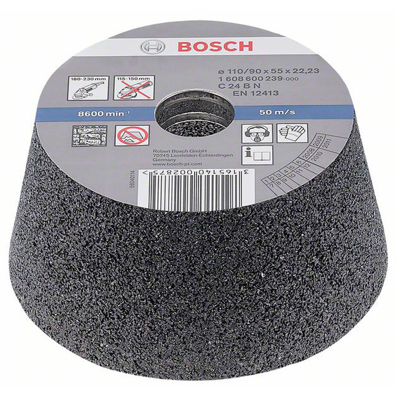 КАМБАНА ЗА ЪГЛОШЛАЙФ ЗА ШЛАЙФАНЕ НА КАМЪК BOSCH КАМБАНА ЗА ЪГЛОШЛАЙФ ЗА ШЛАЙФАНЕ НА КАМЪК BOSCH