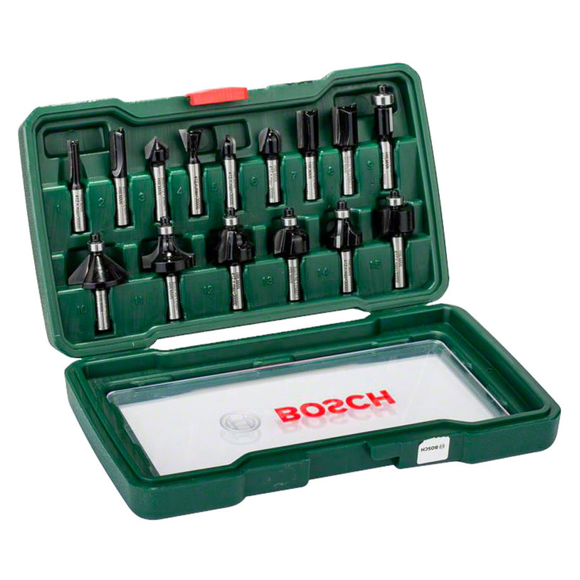 КОМПЛЕКТ ФРЕЗЕРИ ЗА ОБЕРФРЕЗА 15 БР. BOSCH 15 БРОЯ КОМПЛЕКТ ФРЕЗЕРИ ЗА ОБЕРФРЕЗА 15 БР. BOSCH 15 БРОЯ
