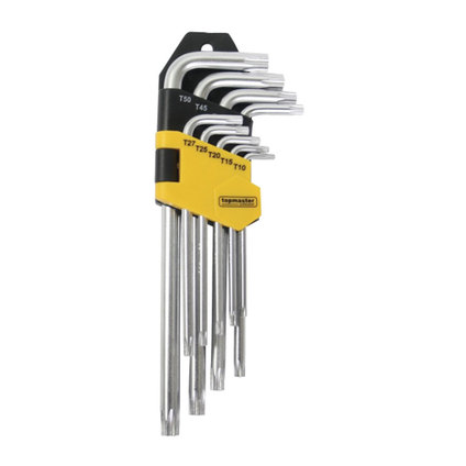 КОМПЛЕКТ ШЕСТОГРАМИ TORX TOPMASTER КОМПЛЕКТ ШЕСТОГРАМИ TORX TOPMASTER