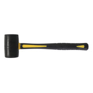 RUBBER HAMMER WITH HANDLE FIBERGLASS TOPMASTER RUBBER HAMMER WITH HANDLE FIBERGLASS TOPMASTER