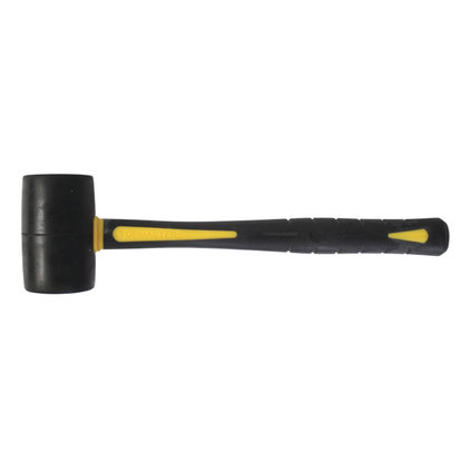 RUBBER HAMMER WITH HANDLE FIBERGLASS TOPMASTER RUBBER HAMMER WITH HANDLE FIBERGLASS TOPMASTER
